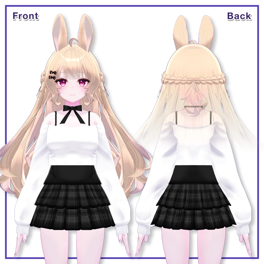 Offshoulder & Frillskirt for Lunalitt, Leefa / オフショルダー&フリルスカート【ルーナリット,リーファ用】 (C1) RE