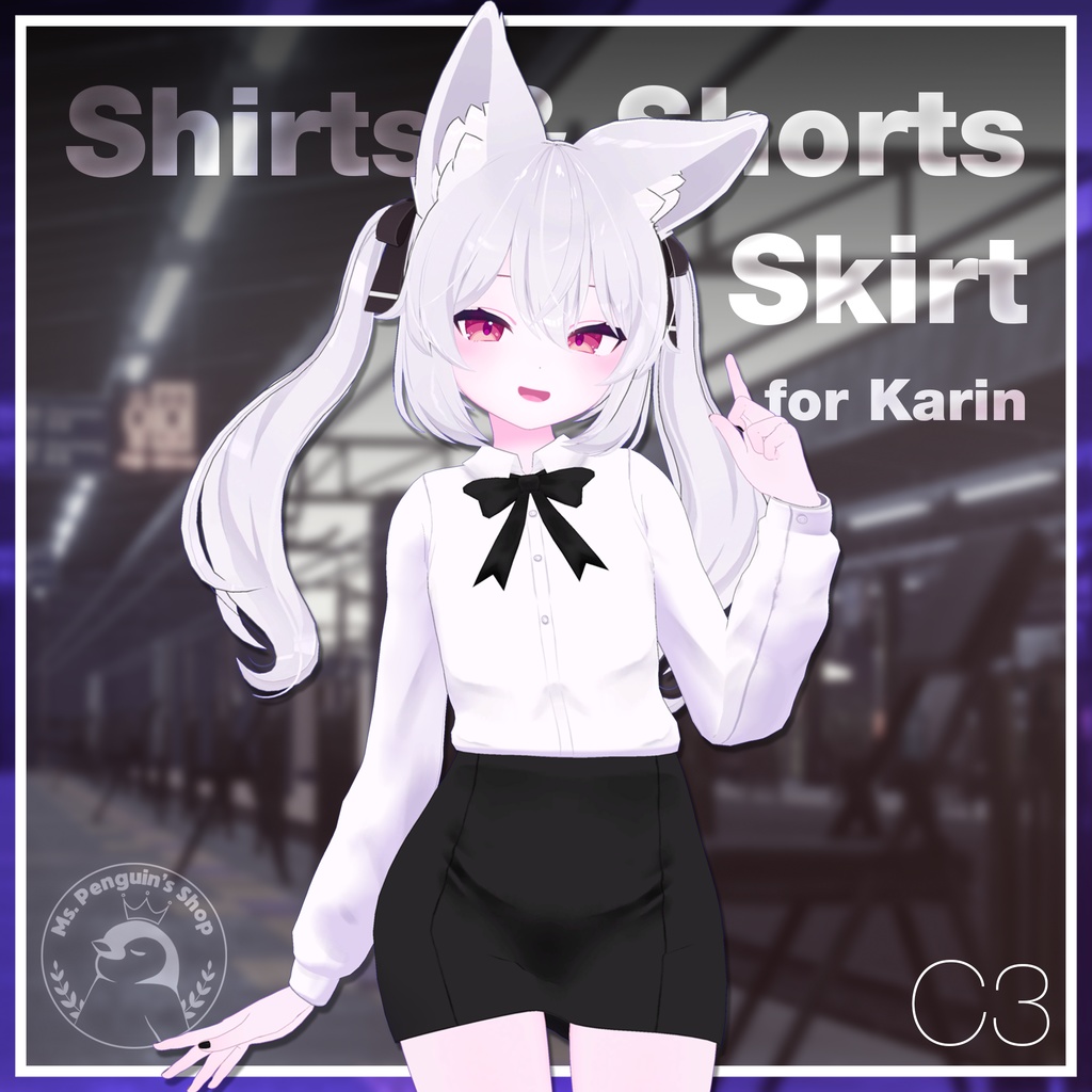 Shirts & Shorts, Skirt for Karin / シャツ&ショーツ,スカート【カリン用】 (C3)