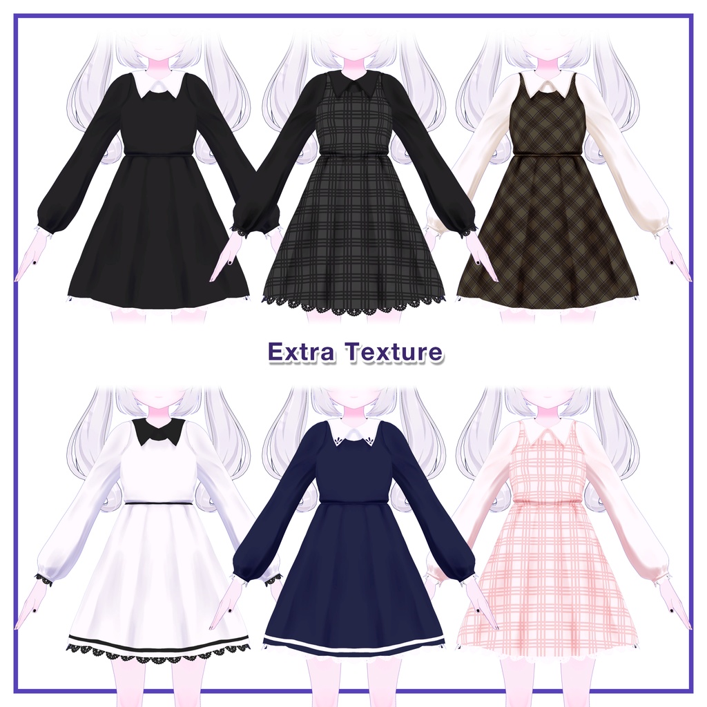 Shoulder Strap Dress for Karin / ショルダーストラップワンピース【カリン用】 (C4)