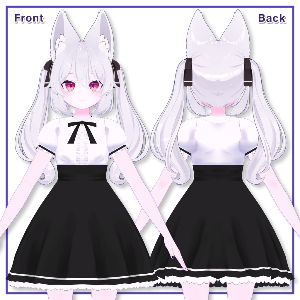 Blouse & High Waist for Karin / ブラウス&ハイウエスト 【カリン用】 (C7)