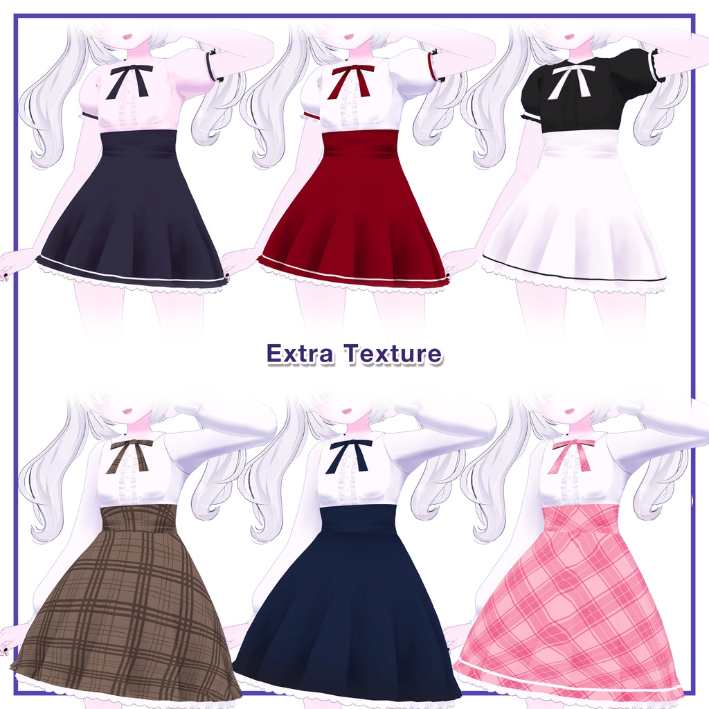 Blouse & High Waist for Karin / ブラウス&ハイウエスト 【カリン用】 (C7)