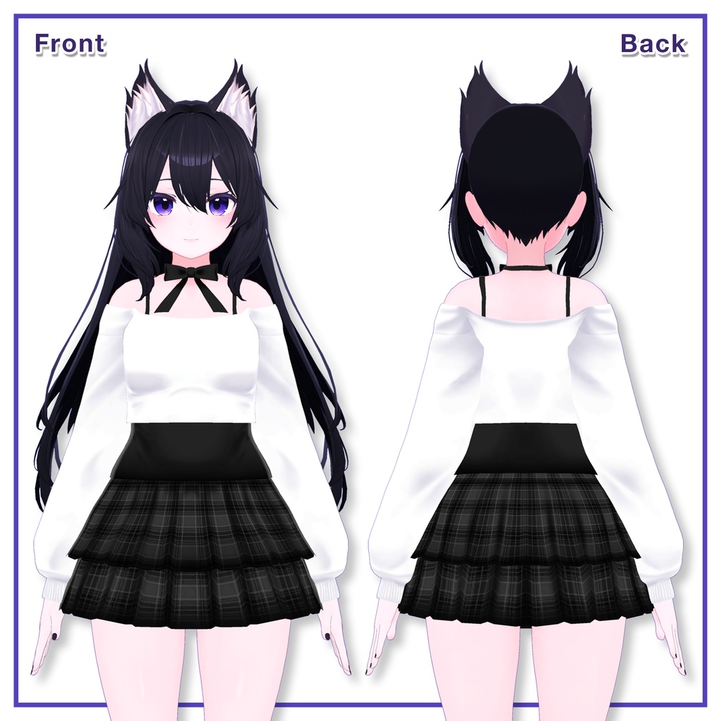 Offshoulder & Frillskirt for Kikyo / オフショルダー&フリルスカート【桔梗用】 (C1) RE