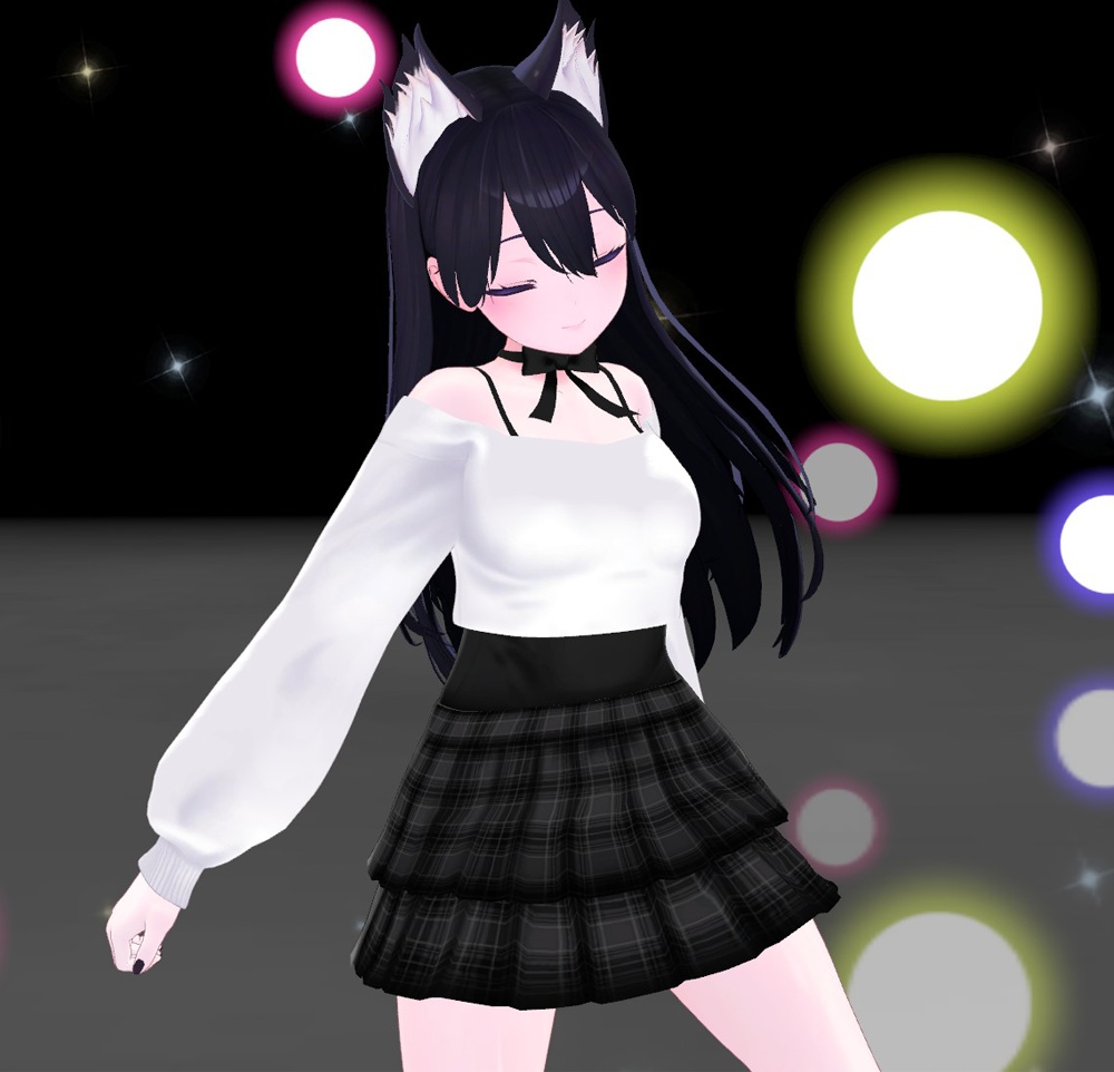 Offshoulder & Frillskirt for Kikyo / オフショルダー&フリルスカート【桔梗用】 (C1) RE