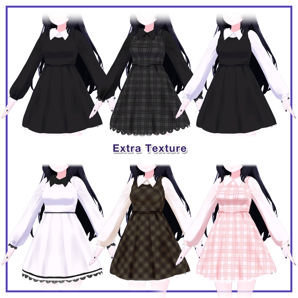 Shoulder Strap Dress for Kikyo / ショルダーストラップワンピース【桔梗用】 (C4)