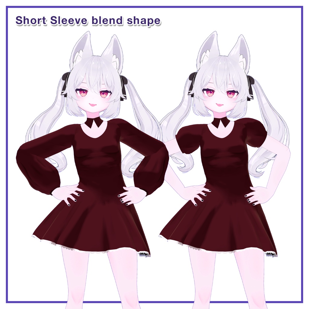 Fur Jacket & Short Dress for Karin / ファージャケット&ショートワンピース 【カリン用】 (C9)