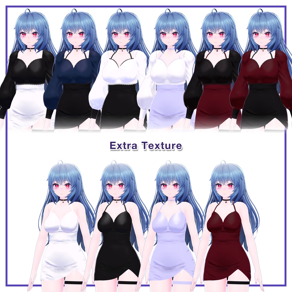Puff sleeves & Tulip skirt for Imeris / パフスリーブ&チューリップスカート 【イメリス用】 (C11)