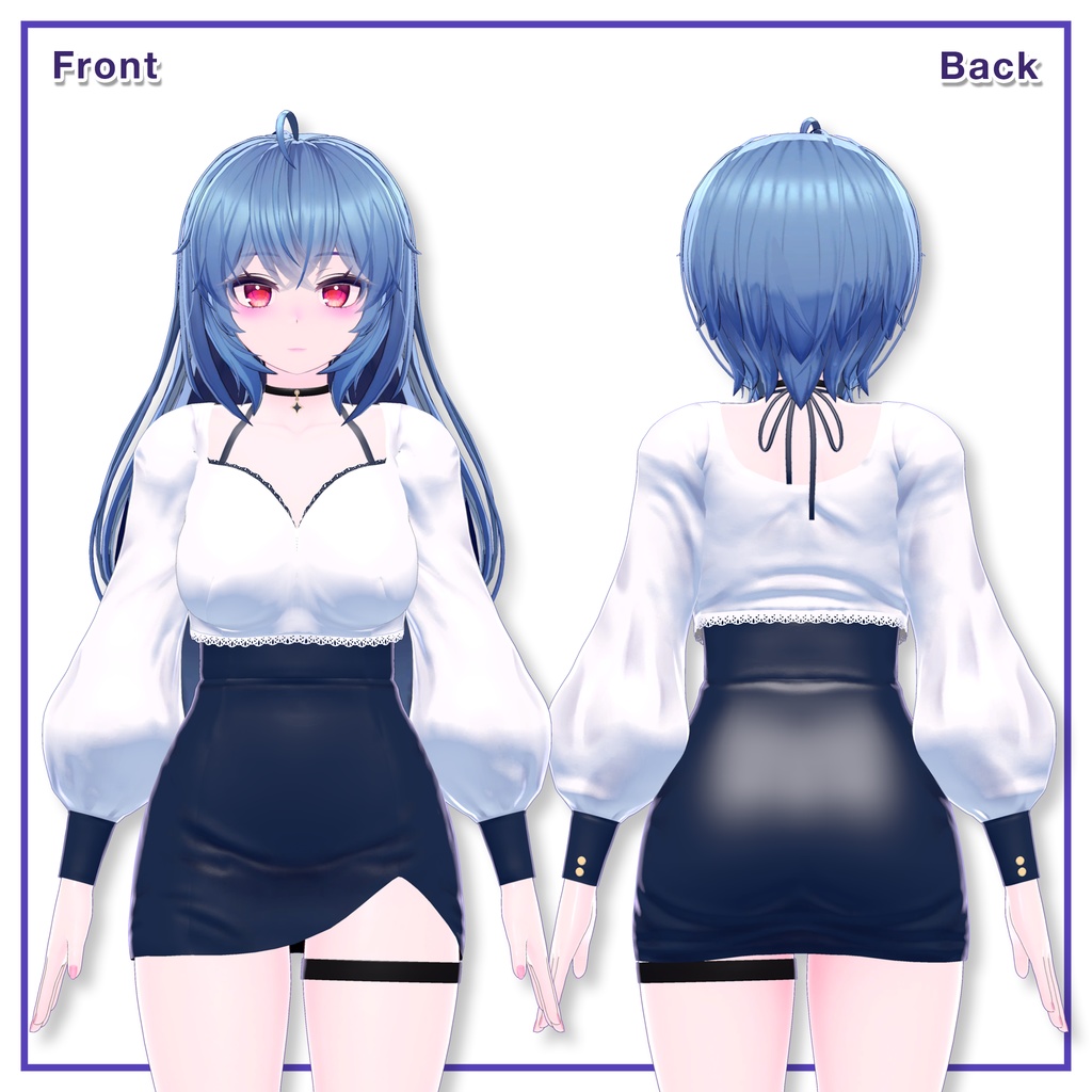 Puff sleeves & Tulip skirt for Imeris / パフスリーブ&チューリップスカート 【イメリス用】 (C11)