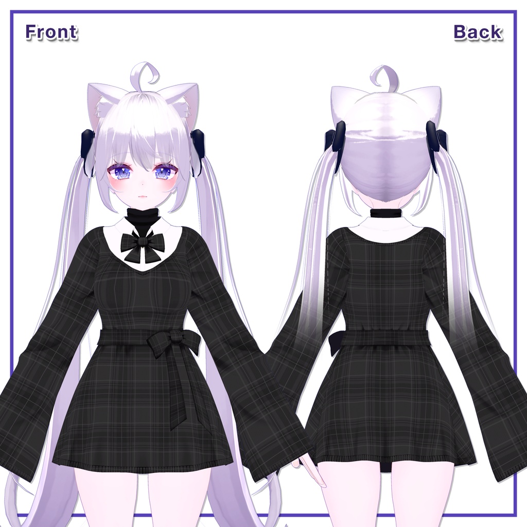 Ribbon knit dress for Maya / リボンニットワンピース【舞夜用】 (C13)