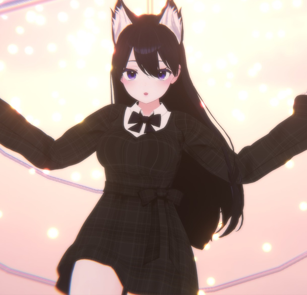 Ribbon knit dress for Kikyo / リボンニットワンピース【桔梗用】 (C13)