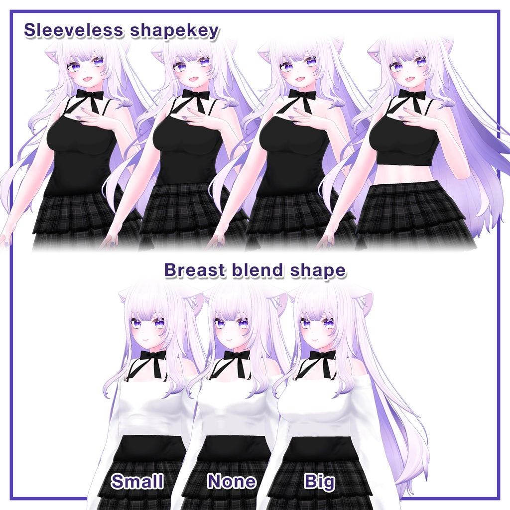 Offshoulder & Frillskirt for Moe / オフショルダー&フリルスカート【萌用】 (C1) RE