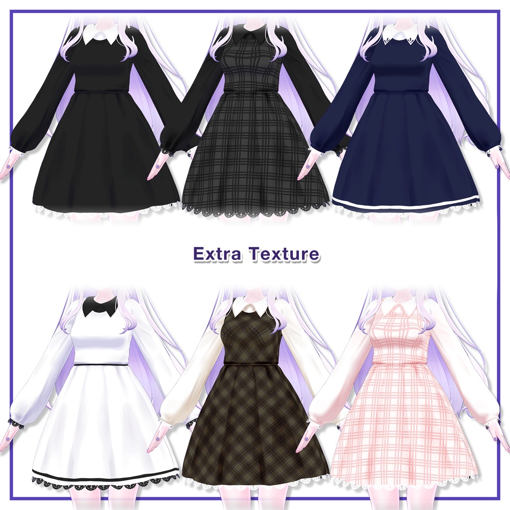 Shoulder Strap Dress for Moe / ショルダーストラップワンピース【萌用】 (C4)