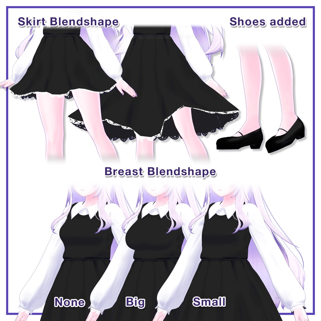 Shoulder Strap Dress for Moe / ショルダーストラップワンピース【萌用】 (C4)