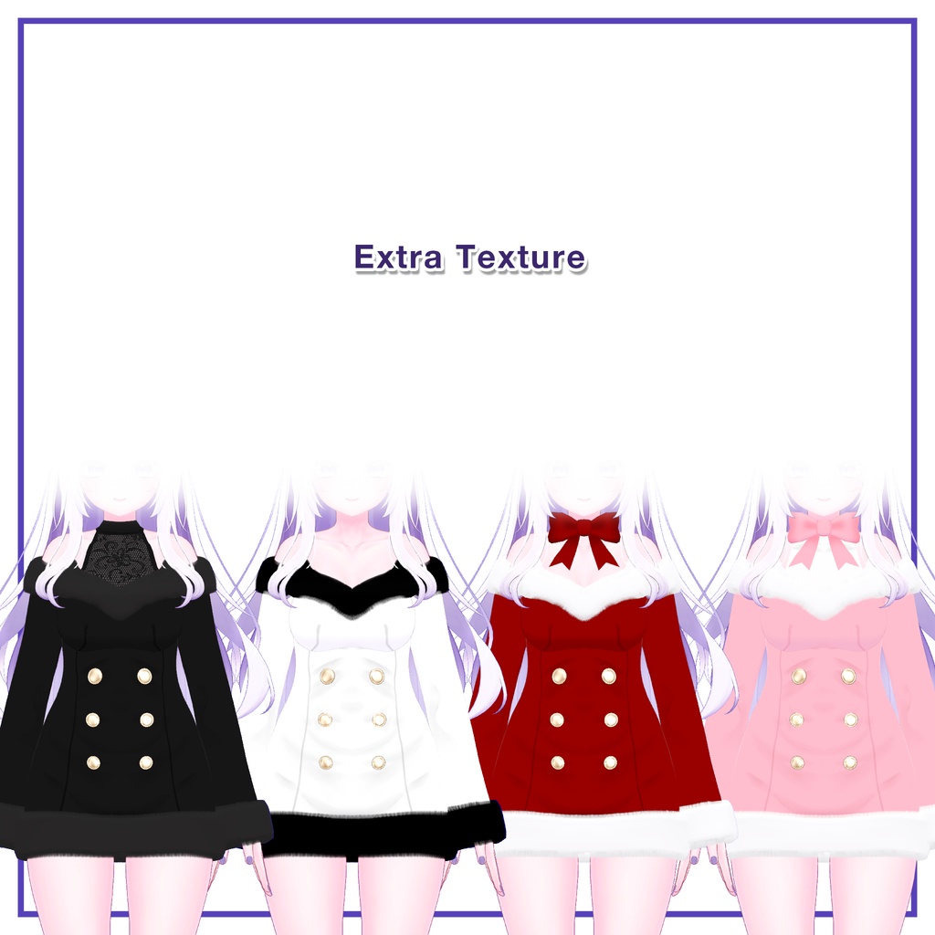 Winter Fur Dress for Moe / ウィンターファーワンピース【萌用】 (C6)