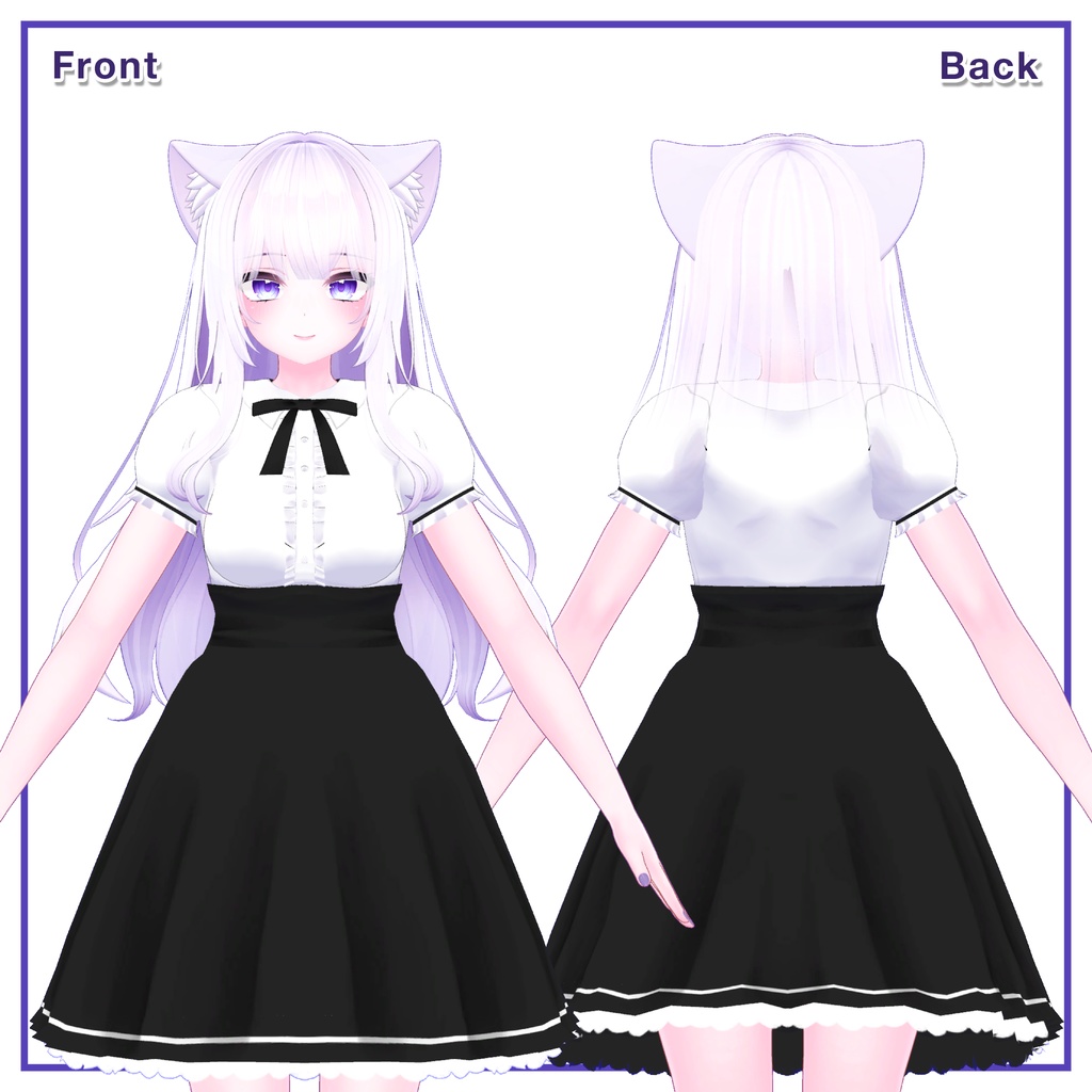 Blouse & High Waist for Moe / ブラウス&ハイウエスト 【萌用】 (C7)