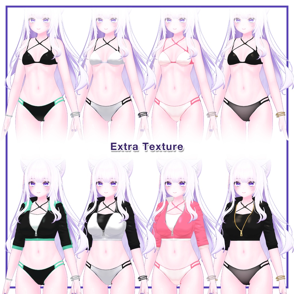 Rashguard Bikini for Moe / ラッシュガードビキニ 【萌用】 (C10)