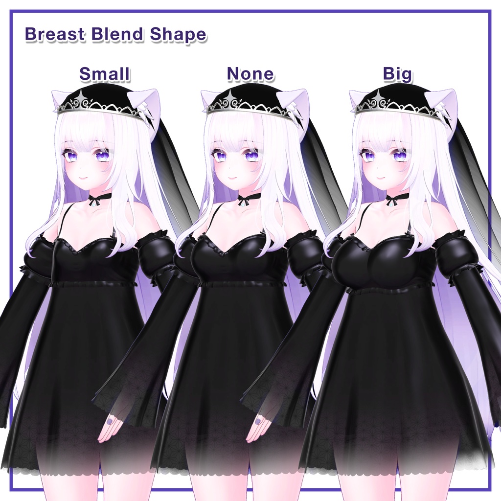 SlipDress & TiaraVeil for Moe / スリップドレス&ティアラベール【萌用】 (C12)