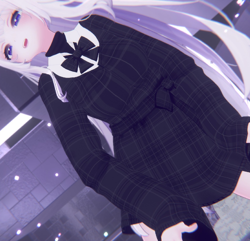 Ribbon knit dress for Moe / リボンニットワンピース【萌用】 (C13)