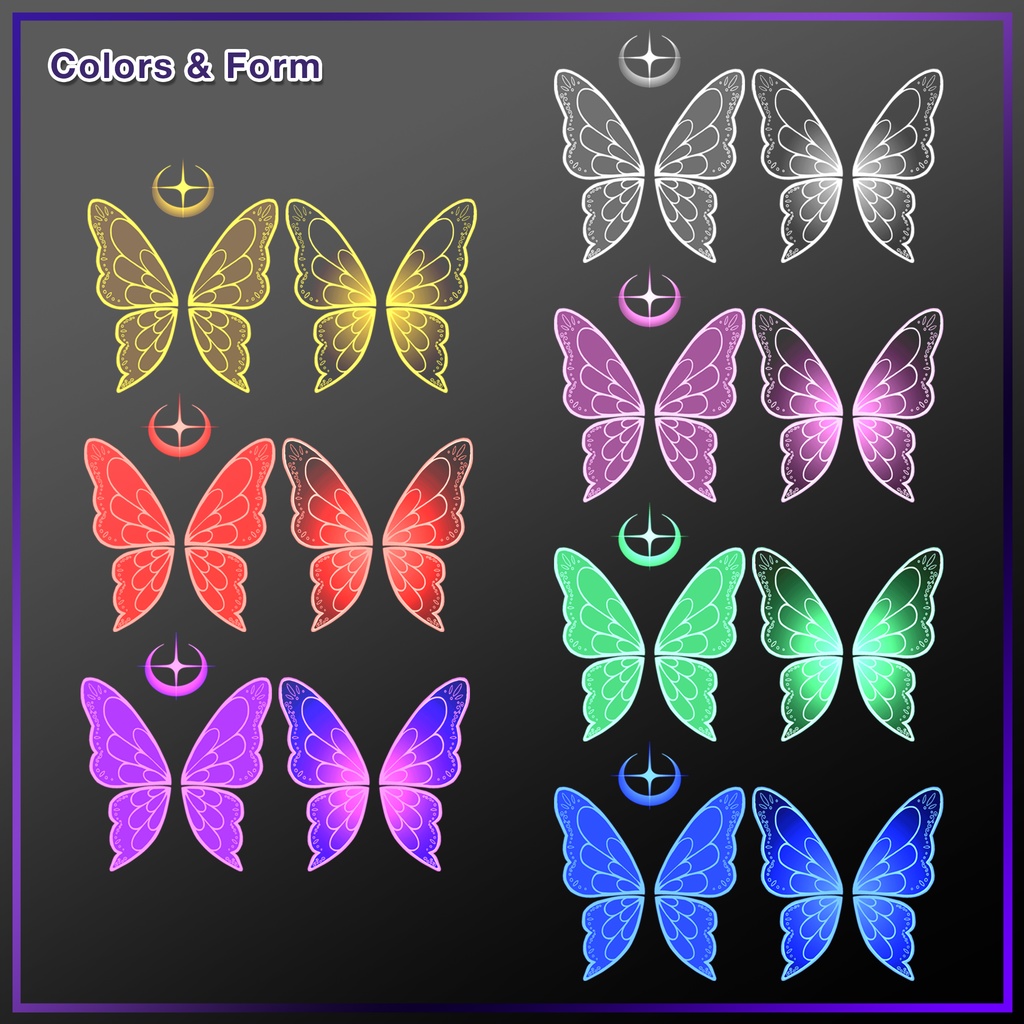 MoonStarHalo & ButterflyWings -NEON- / ムーンスターハロー&バタフライウィングス -ネオン- (A9)