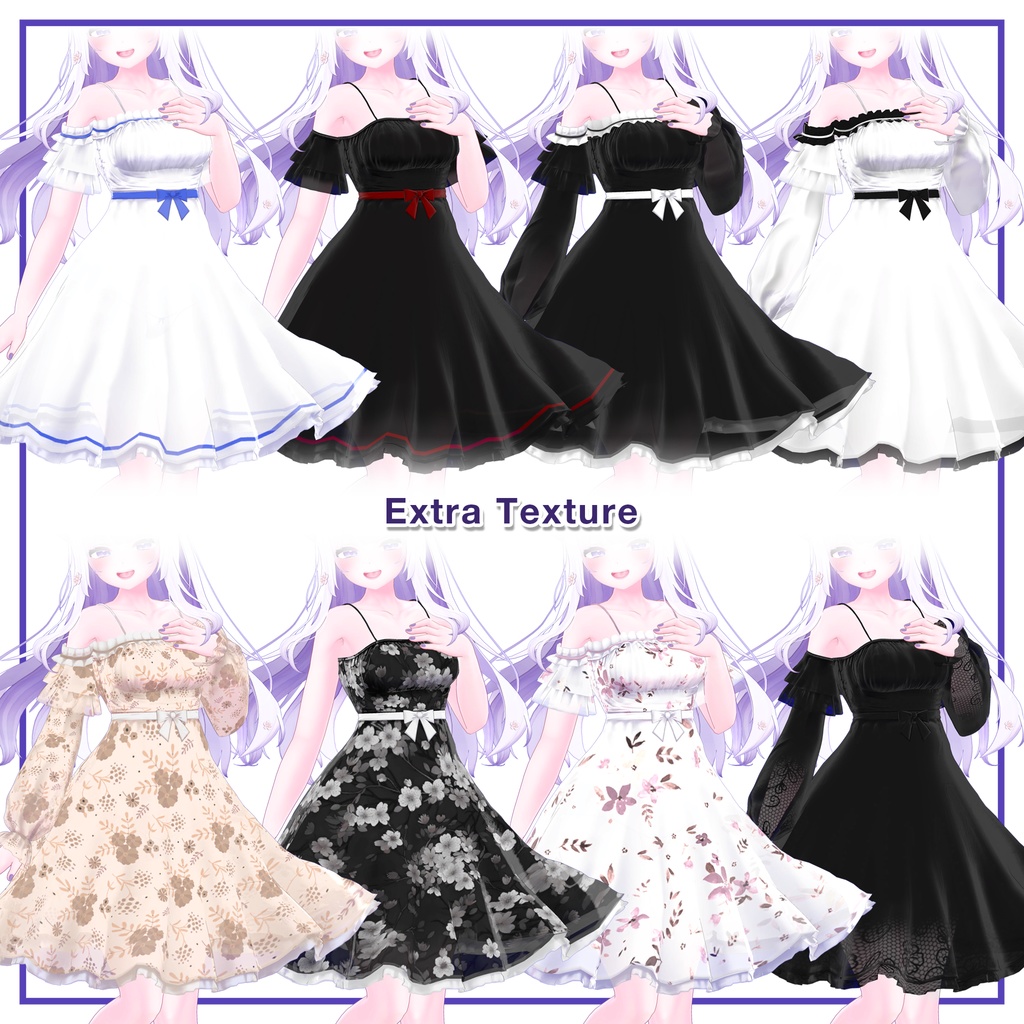 Summer Frill Dress for Moe / サマーフリルワンピース【萌用】 (C14)