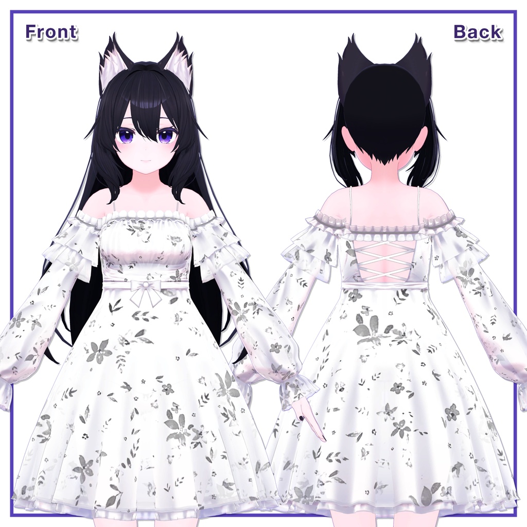 Summer Frill Dress for Kikyo / サマーフリルワンピース【桔梗用】 (C14)