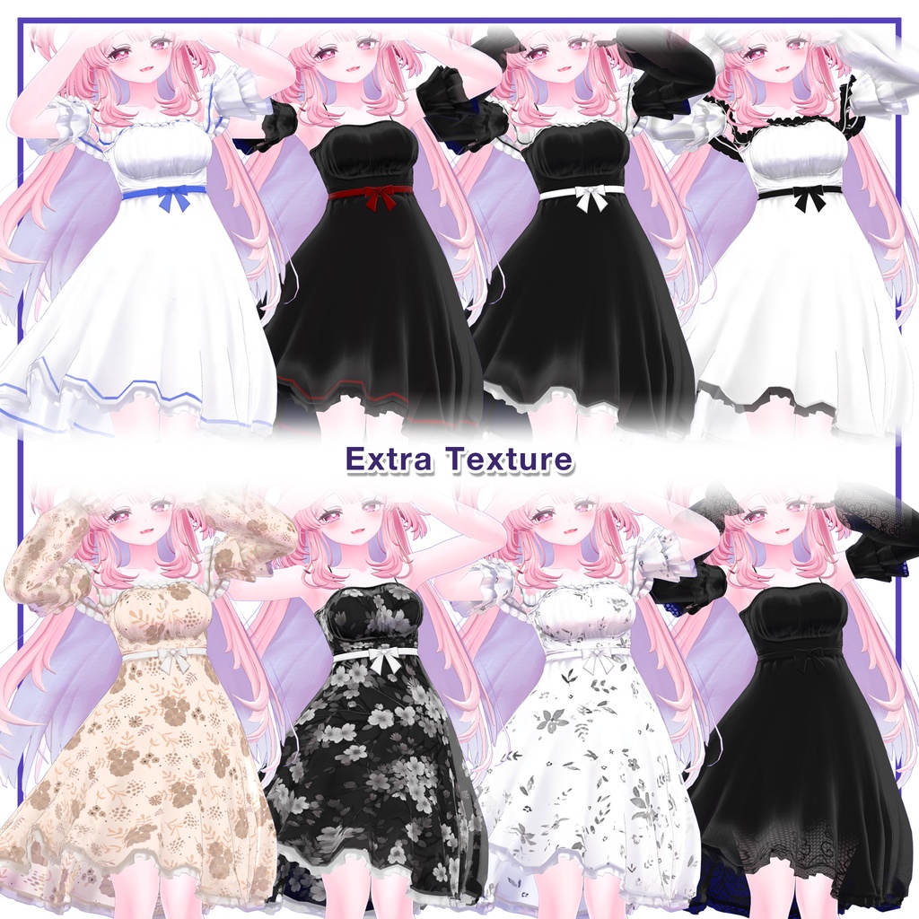 Summer Frill Dress for Selestia / サマーフリルワンピース【セレスティア用】 (C14)