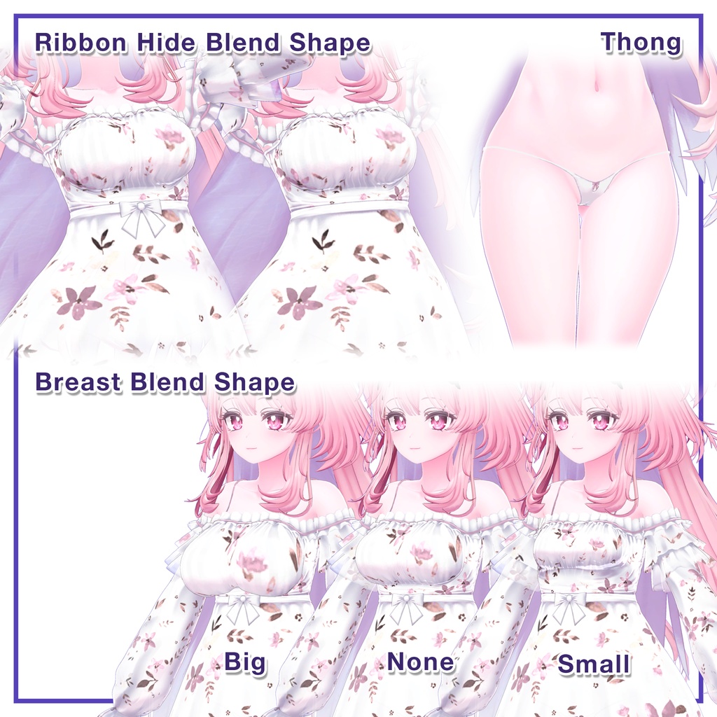 Summer Frill Dress for Selestia / サマーフリルワンピース【セレスティア用】 (C14)