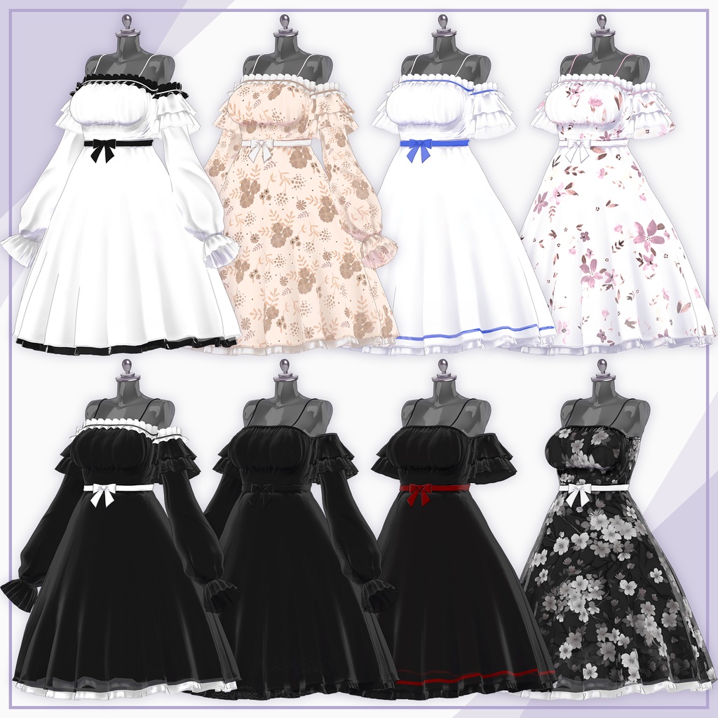 【10Avatars】Summer Frill Dress / サマーフリルワンピース (C14)