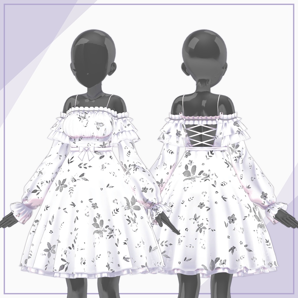 【10Avatars】Summer Frill Dress / サマーフリルワンピース (C14)