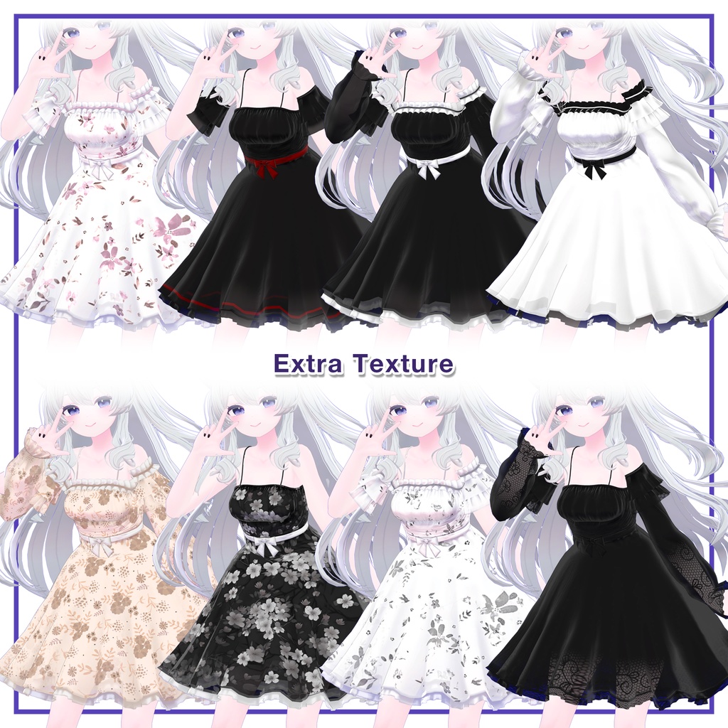 Summer Frill Dress for Lime,Chiffon / サマーフリルワンピース【ライム用,シフォン用】 (C14)