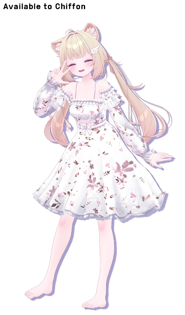 Summer Frill Dress for Lime,Chiffon / サマーフリルワンピース【ライム用,シフォン用】 (C14)