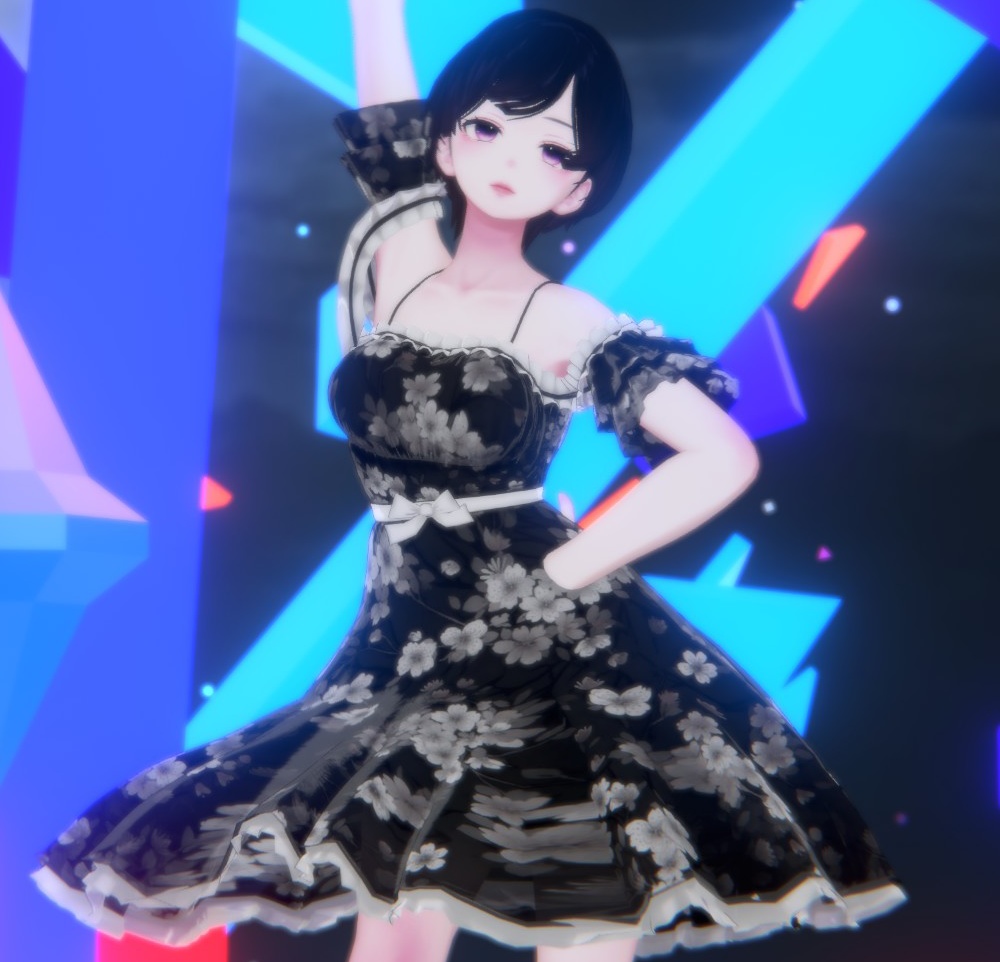 Summer Frill Dress for Shinra / サマーフリルワンピース【森羅用】 (C14) - Ms.Penguin's Shop  - BOOTH