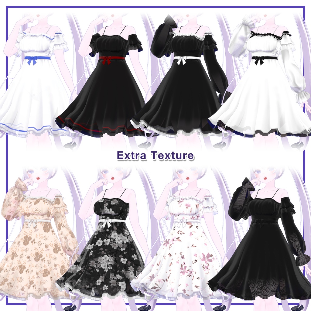 Summer Frill Dress for Maya / サマーフリルワンピース【舞夜用】 (C14)