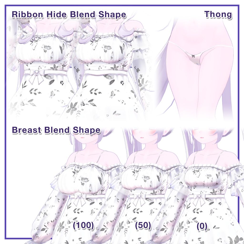 Summer Frill Dress for Maya / サマーフリルワンピース【舞夜用】 (C14)