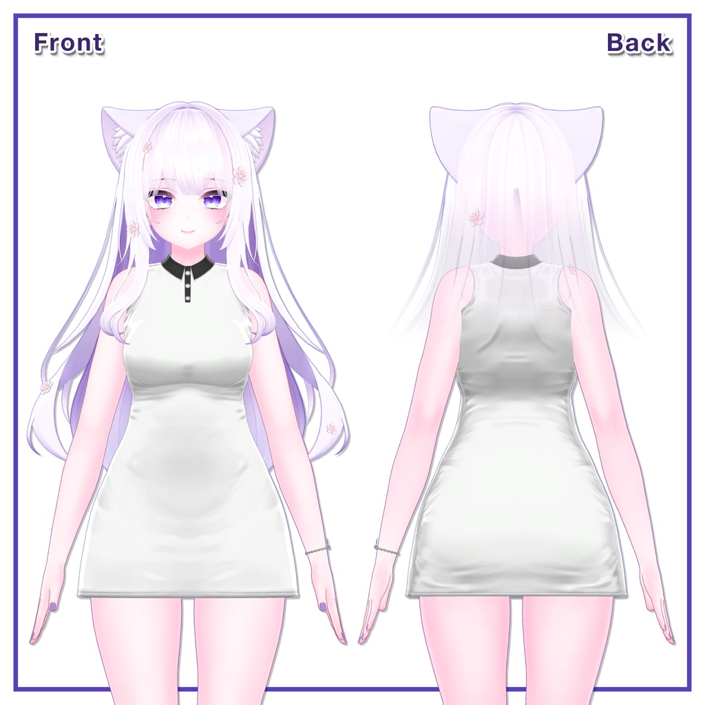 Short Sleeve Collar Dress for Moe / 半袖襟ワンピース【萌用】 (C15)