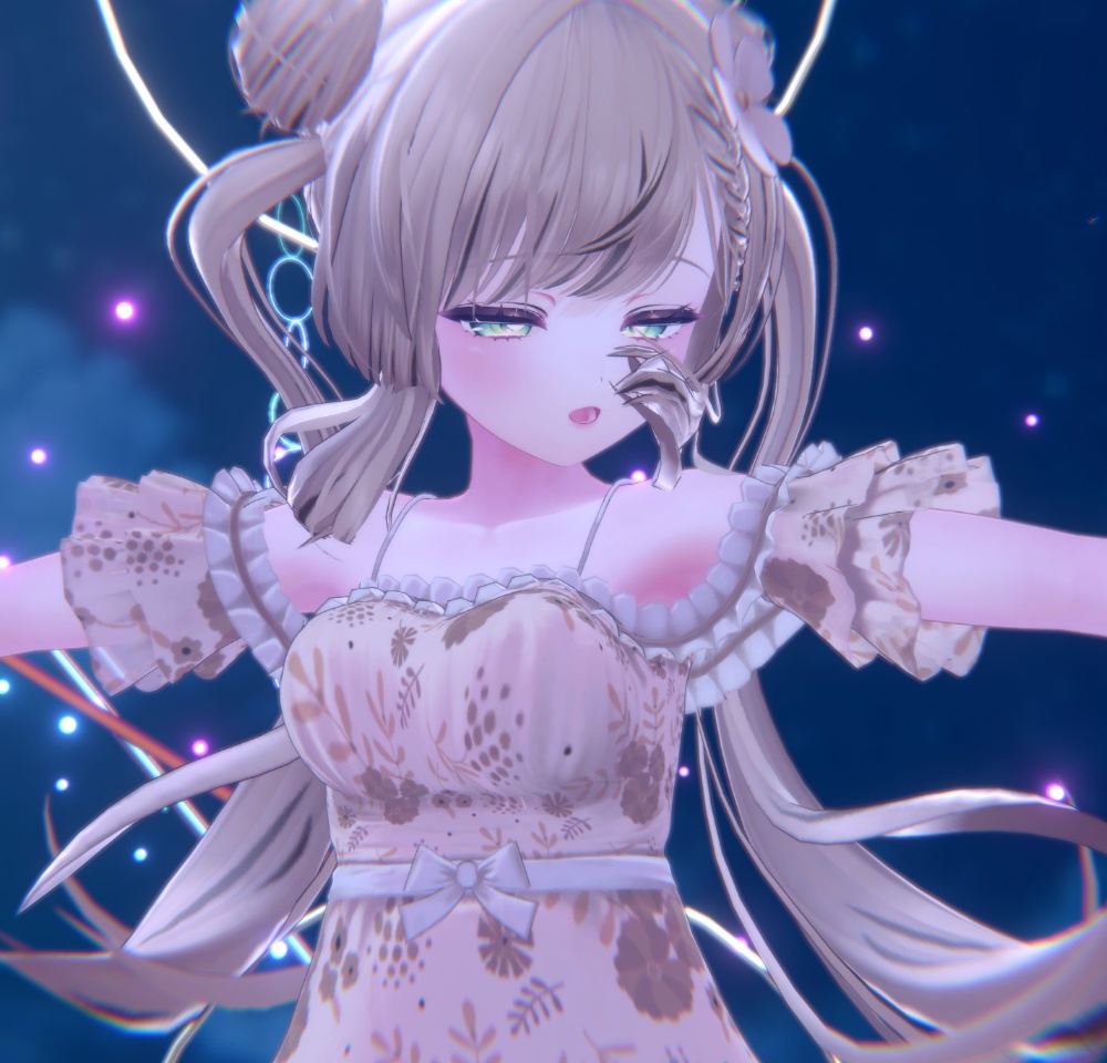 Summer Frill Dress for Manuka / サマーフリルワンピース【マヌカ用】 (C14)