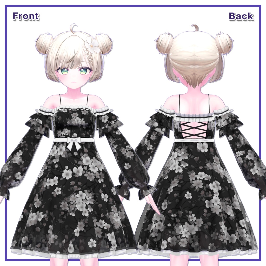 Summer Frill Dress for Manuka / サマーフリルワンピース【マヌカ用】 (C14)