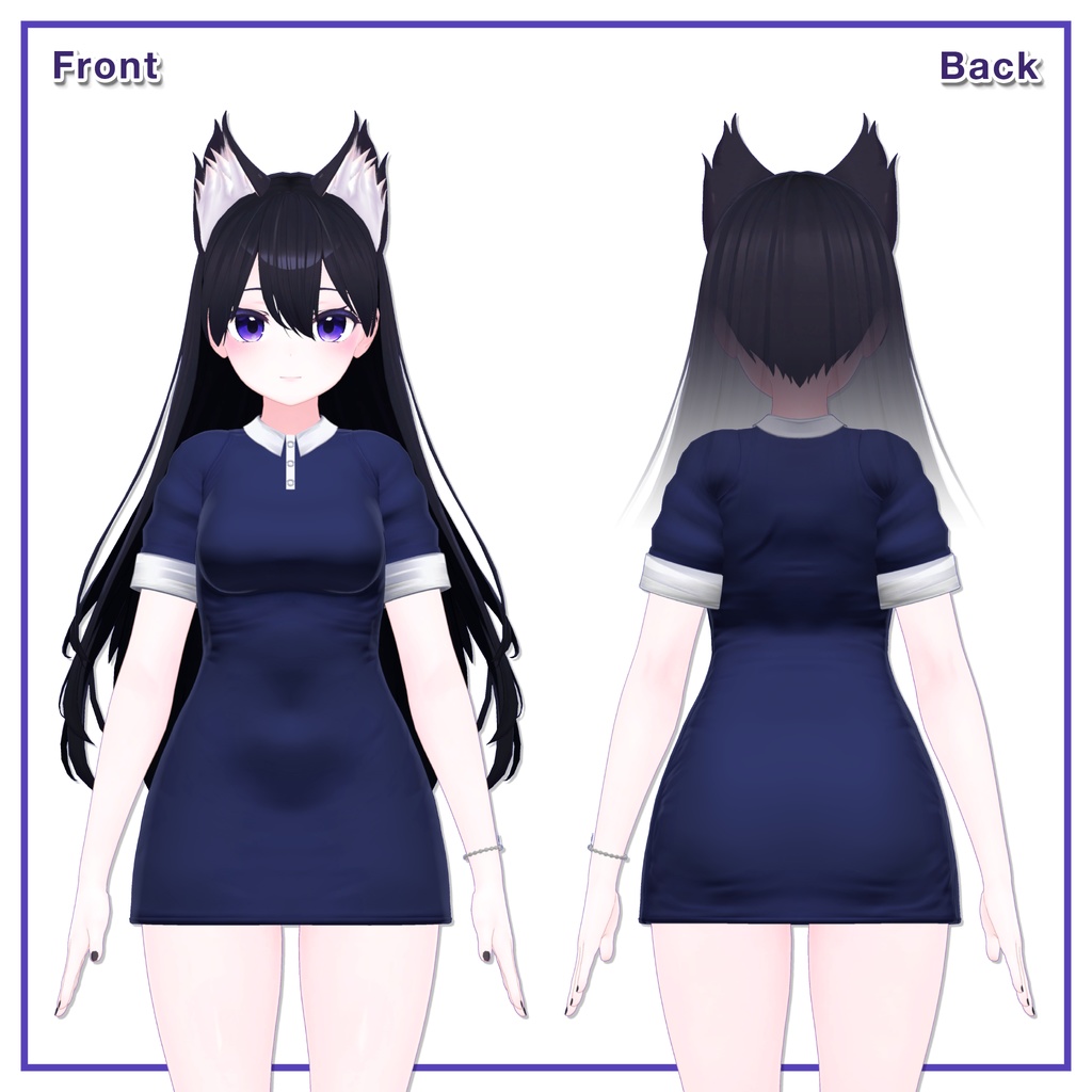 Short Sleeve Collar Dress for Kikyo / 半袖襟ワンピース【桔梗用】 (C15)