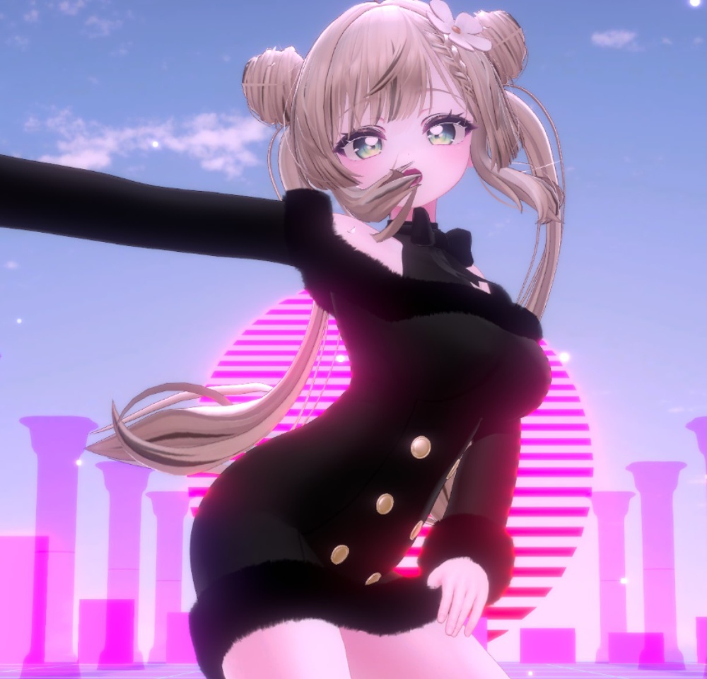 Winter Fur Dress for Manuka / ウィンターファーワンピース【マヌカ用】 (C6)