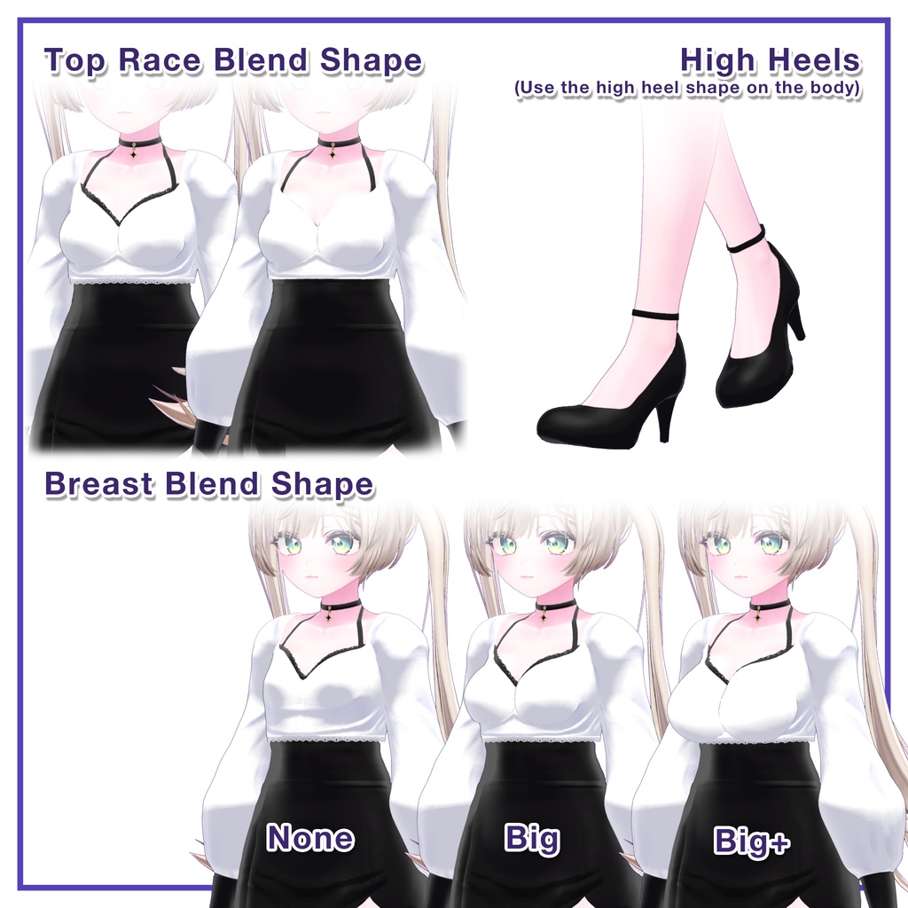 Puff sleeves & Tulip skirt for Manuka / パフスリーブ&チューリップスカート 【マヌカ用】 (C11)