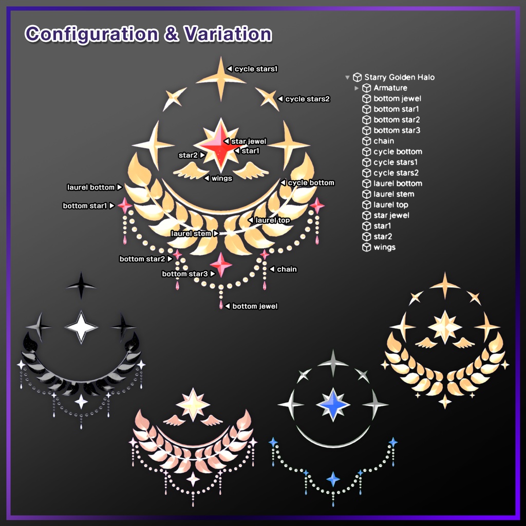 Starry Golden Halo / スターリーゴールデンハロー (A10)