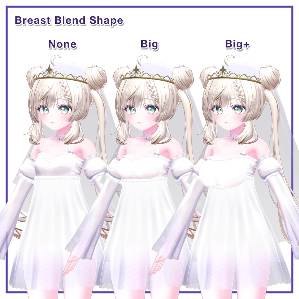 SlipDress & TiaraVeil for Manuka / スリップドレス&ティアラベール【マヌカ用】 (C12)