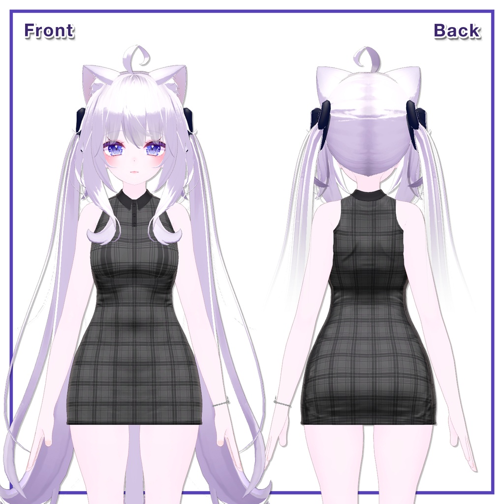 Short Sleeve Collar Dress for Maya / 半袖襟ワンピース【舞夜用】 (C15)