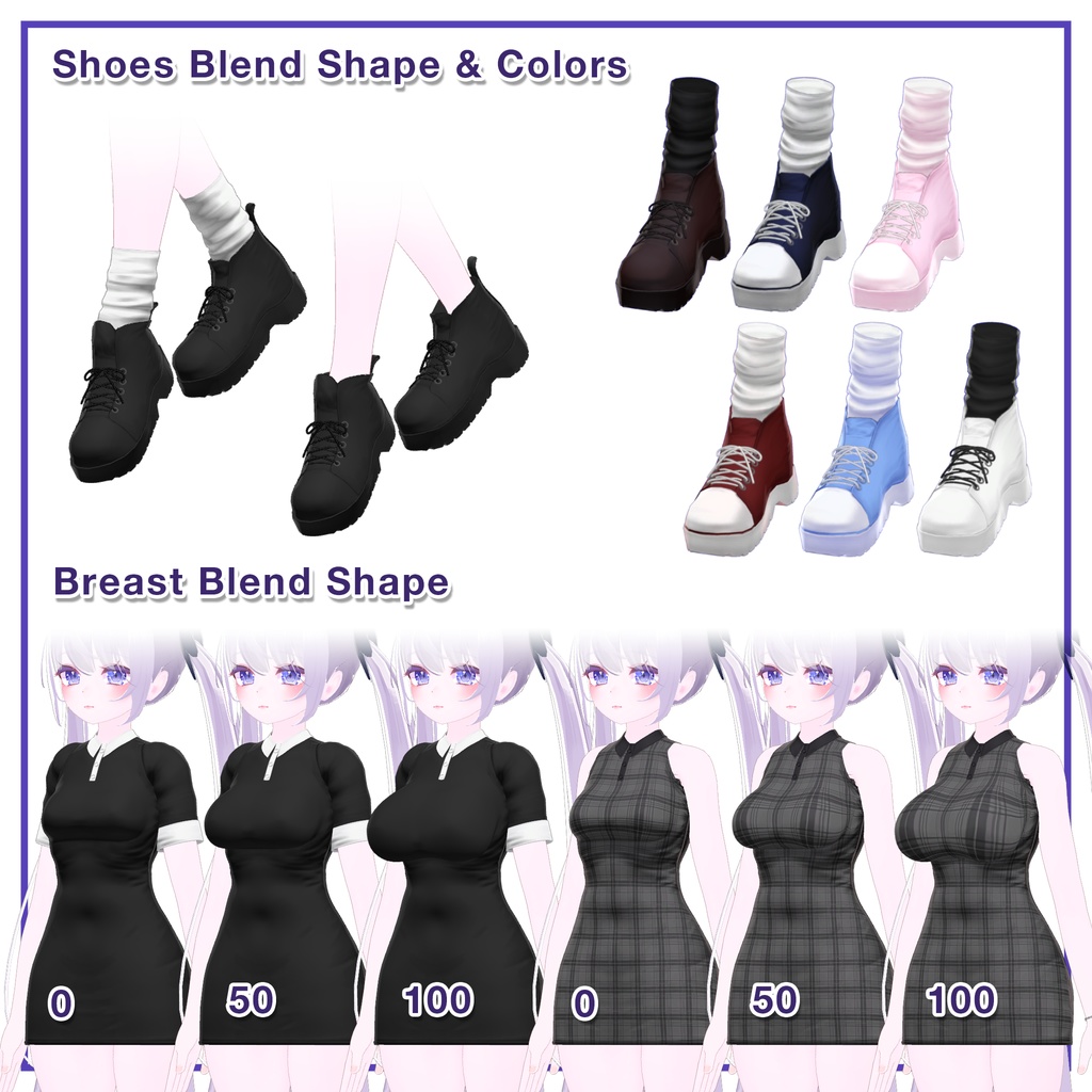 Short Sleeve Collar Dress for Maya / 半袖襟ワンピース【舞夜用】 (C15)