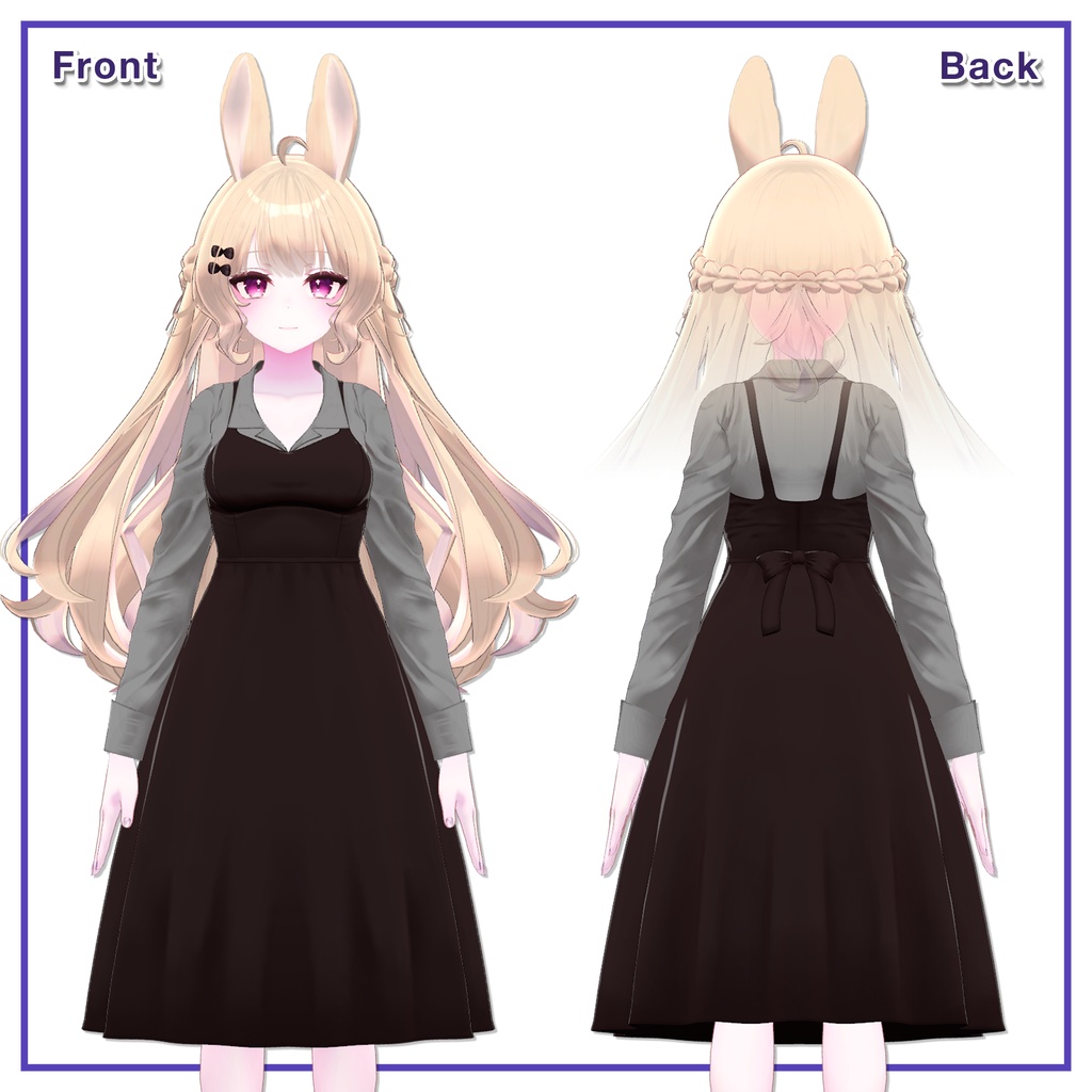 Uniform Style Dress for Lunalitt, Leefa / ユニホームスタイルワンピース【ルーナリット,リーファ用】 (C16)