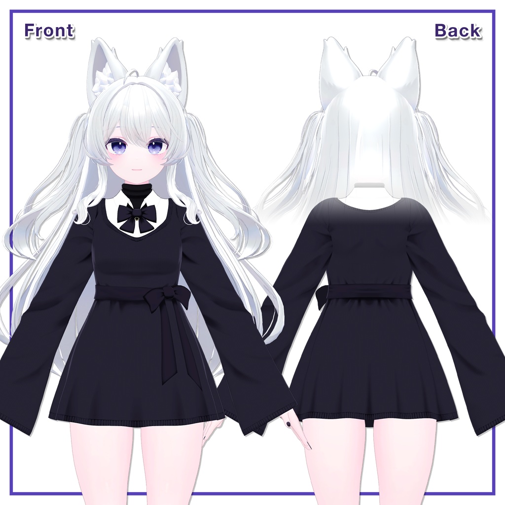 Ribbon knit dress for Lime,Chiffon / リボンニットワンピース【ライム用,シフォン用】 (C13)