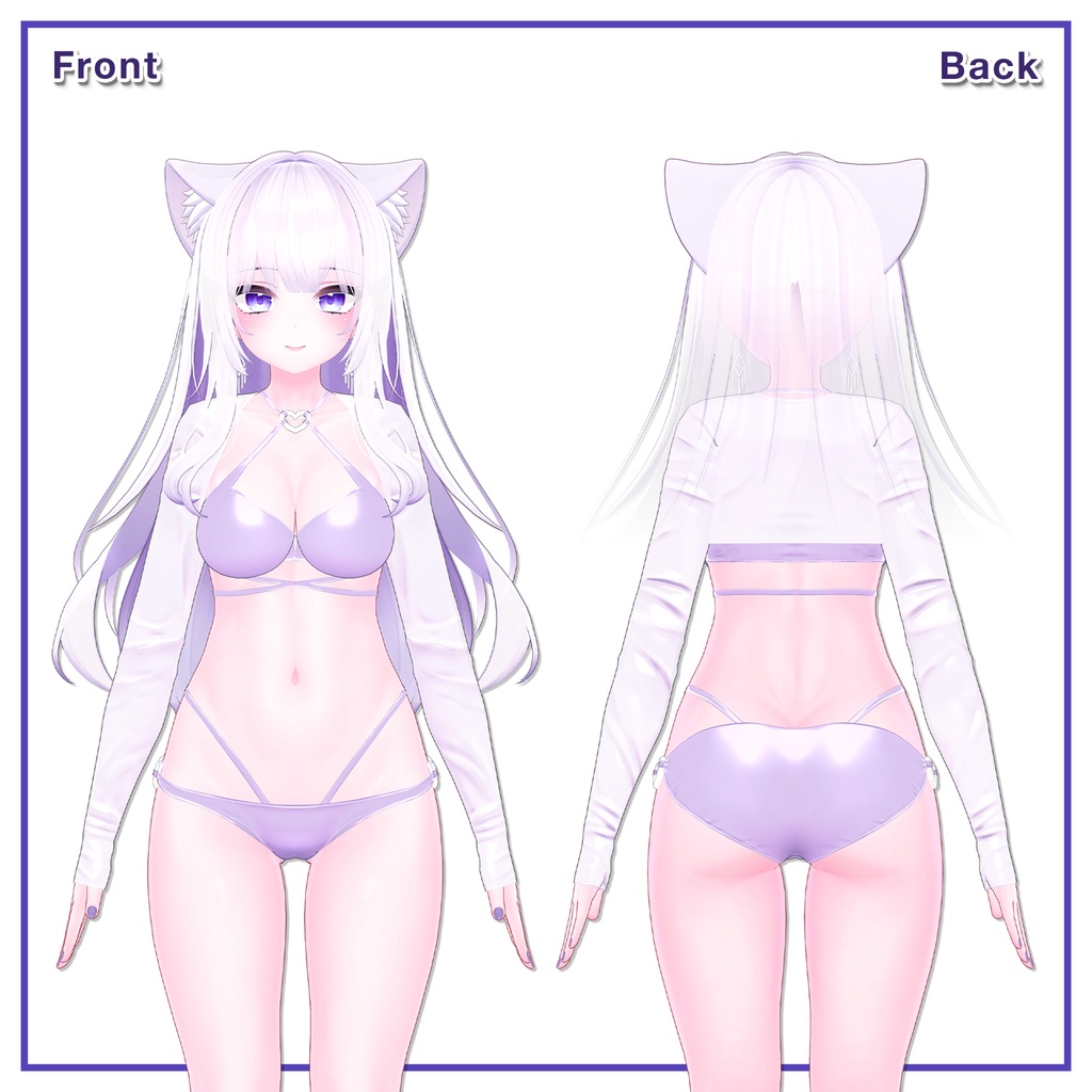 Heart Symbol Bikini for Moe / ハートシンボルビキニ【萌用】 (C17)