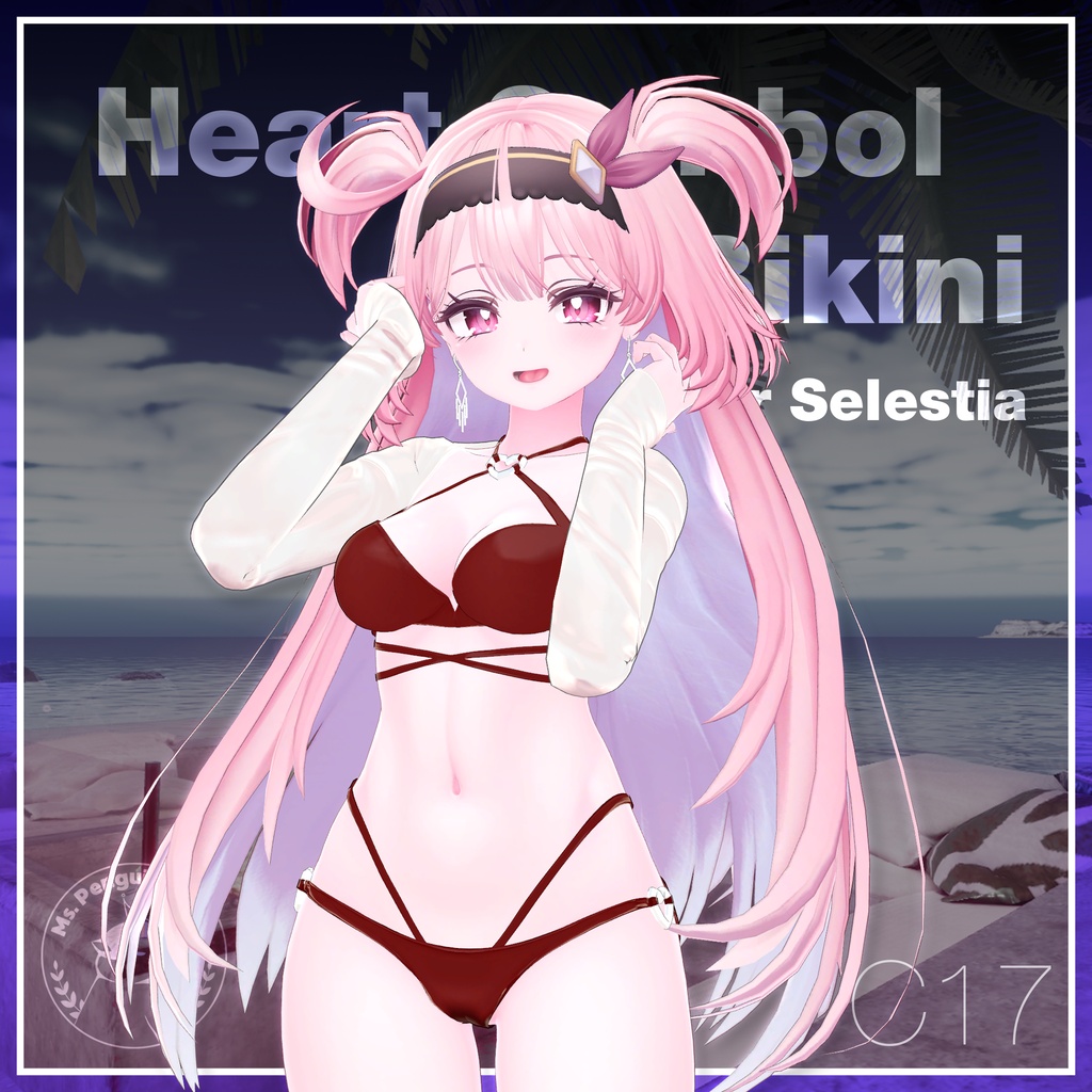 【8Avatars】Heart Symbol Bikini / ハートシンボルビキニ (C17)