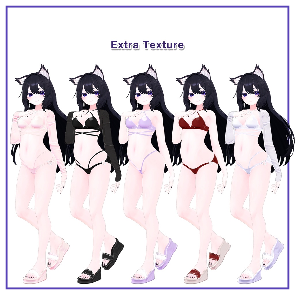 Heart Symbol Bikini for Kikyo / ハートシンボルビキニ【桔梗用】 (C17)