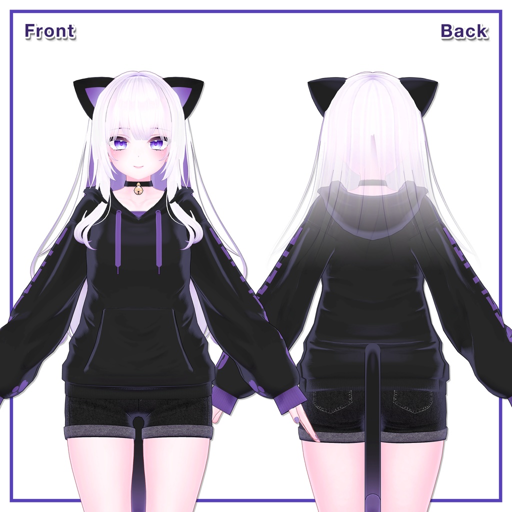 Roll up Shorts & Hoodie for Moe / ロールアップショーツ&パーカー 【萌用】 (C18)