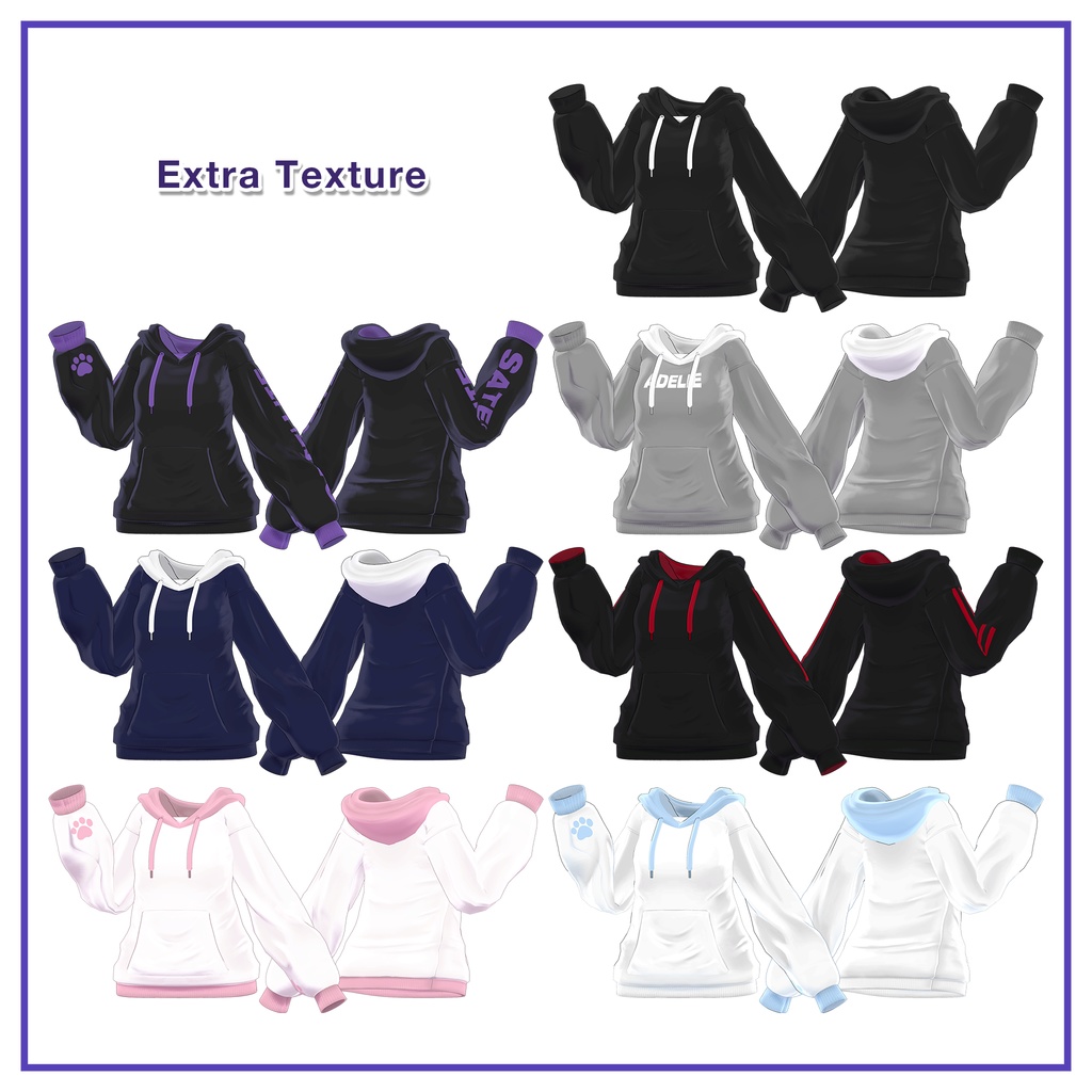 Roll up Shorts & Hoodie for Kikyo / ロールアップショーツ&パーカー 【桔梗用】 (C18)